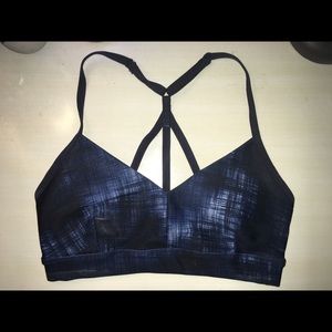 Navy Sports Bra Size A-B